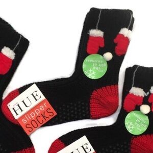 HUE Slipper Socks Winter Christmas Cozy Slippers